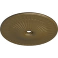 thumbnail image 3 of 51"OD x 3 5/8"ID x 3 3/8"P Galveston Ceiling Medallion (Fits Canopies up to 5 7/8"), Hand-Painted Mississippi Mud, 3 of 6