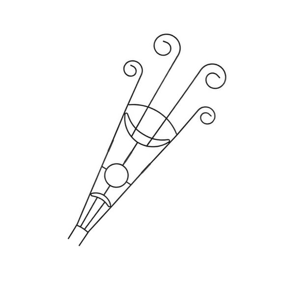Small Metal Plant Trellis for Climbing Plant Indoor House Plant Support Trellis for Garden Potted Plant Support