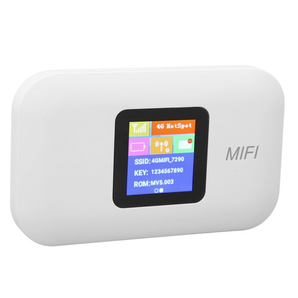 4G LTE Mobile WiFi Hotspot, Portable 150Mbps Mobile WiFi Hotspot with SIM Card Slot for Travel