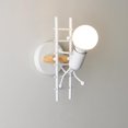 thumbnail image 3 of Lámpara de pared LED de estilo industrial Lámpara de pared moderna Blanca Blanca Yuyangstore Apliques de pared Dormitorio Exterior, 3 of 7