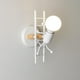 thumbnail image 2 of Luces de montaje en pared de granja, iluminación de candeliere de pared, lámpara de pared para exteriores, linterna para Porch Bathroom bar Blanca Blanca Colco Apliques de pared Dormitorio Exterior, 2 of 7