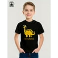 thumbnail image 2 of Taco Lovers Exclusive Funny Graphic T-shirt for Kids,Black Fabric 100% Cotton Made, 2 of 5