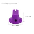 thumbnail image 2 of 2 Pcs 6.4mm Shaft Hole Guitar AMP Effect Pedal Knobs Pointer Control Knobs with Set Screw Purple, 2 of 4