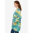 thumbnail image 3 of Woman Within Plus Size Perfect Longer-Length Cotton Cardigan Sweater, 3 of 3