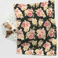 thumbnail image 6 of Naloa Rose Flowers Dog Blanket, 3 Sizes Cat Blanket for Indoor Cats Large Medium Small Dog Gifts-Small, 6 of 8