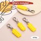 thumbnail image 4 of Tiradores de Cremallera de Paracord [4PCS] - Llavero de Cuerda de Paracord para Equipaje y Mochila y Chaqueta - [Amarillo], 4 of 6