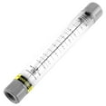 thumbnail image 2 of Medidor de flujo de tipo tubo para tubería de líquido, caudalímetro de 0,5 a 5 GPM / 1,8 a 18 LPM, 2 of 14