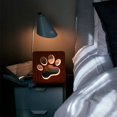 thumbnail image 1 of Luz de noche Ni?o adulto Madera tallada Hueco LED USB Forma amable Decoración de dormitorio de Navidad ZefeiWu 8390615410427, 1 of 1