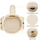 thumbnail image 2 of Bolsa de maquillaje Narwey Barrel con cordón a cuadros, marrón, 2 of 2