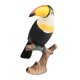 thumbnail image 5 of Figuras de juguetes para pájaros, mini pájaros artificiales, modelos de animales artesanales, juguete de pájaro realista. De pie en la rama, 5 of 9