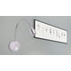 thumbnail image 3 of RV Lámpara de pared Lámpara de pared LED creativa para interiores, pasillo del hotel, pasillo, escalera, sala de estar, fondo, lámpara de pared, lámpara de pared con manguera, plateada, 3w, la dirección se puede ajustar a voluntad, luz blanca cálida BRILLAR Rojo Verde, 3 of 5
