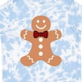 thumbnail image 4 of Inktastic Cute Gingerbread Man with Red Plaid Bowtie Boys or Girls Toddler T-Shirt, 4 of 5