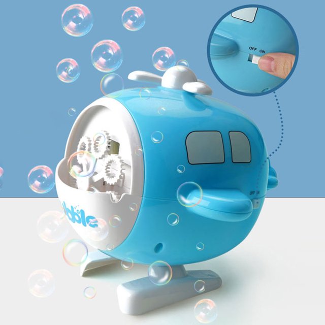 Muyoka Máquina de burbujas para niños Máquina de burbujas eléctrica de alto rendimiento Juguete para fiesta en el jardín al aire libre Muyoka Hogar