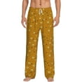 thumbnail image 2 of Kdxio Honey Bee Gnomes Print Men's Sleep Pajama Pant Lounge Pants with Pockets, 2 of 8