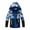Blue, variant on Boys Jacket Raincoat Waterproof Zipper Hooded Graphic Rain Coat Kids Windbreak Lightweight Trendy Spring Outwear