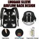 thumbnail image 5 of Mochila para Hombres, Mochila de Viaje Extra Grande de 50L con Puerto de Carga USB, Mochilas Tsa Friendly Business College para portátiles de 17 Pulgadas,Black Namotu CZYD-XM35, 5 of 7