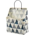 thumbnail image 1 of Wall Hanging Storage Bag, Waterproof Over The Door Closet Organizer Hanging Pocket Linen Cotton, 1 of 5