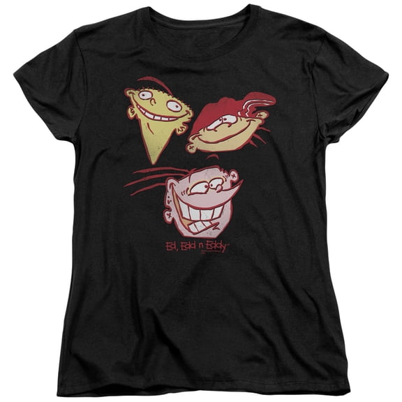Ed Edd Eddy - Three Heads - Women's Short Sleeve Shirt - Small