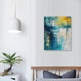 thumbnail image 4 of ARISTURING Living Room Wall Decor Abstract Wall Art Large Paintings for Wall Decorations Teal Blue Gray Brown Modern Dining Room Canvas Art Bedroom Pictures Office Decoration for Wall, 4 of 5
