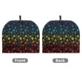 thumbnail image 2 of HELLHERO 1Pcs Tea Cozies Covers with Lightweight Polyester Canvas Keep Warm for Creative Gifts Rainbow Paw Print, 2 of 8