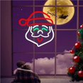 thumbnail image 3 of Injueey Luz de neón LED de decoración de pared de Santa Claus Ins para Navidad brillante, tienda en casa, centro comercial, Bar, luz de Kits de decoración para fiestas, 3 of 6