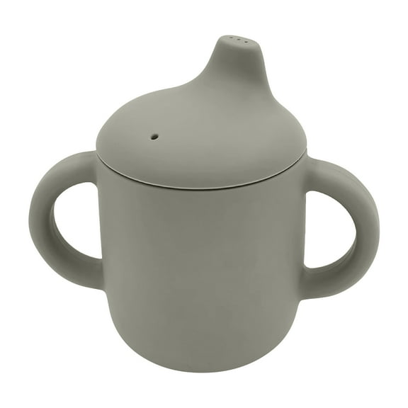 Silicone Baby Training Cup, Shatterproof Toddler Sippy Cups with Straw, Open Cup 6 Months Silicone Sippy Cups Training Cup Straw Cup for Infants Toddlers and Kid