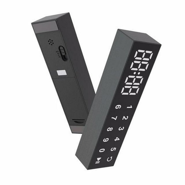 kurtrusly Easy To Watch Alarm Clock Timer Magnetic Clock For Stove Which Can Be Attached black