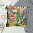 thumbnail image 2 of PIKWEEK  Throw Pillow Covers Floral Home Decor Pillow Cases Decorative Cushion Couch Sofa Pillowcases Hawaiian Tropical Flowers, 2 of 5