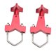 thumbnail image 4 of Montaje de tubo Jack fácil instalación Soporte de tubo Jack a prueba de herrumbre estable anodizado rojo Aluminio Billet 6061 para tubo redondo cuadrado de 1 a 25 pulgadas ANGGREK Otros, 4 of 8