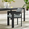 thumbnail image 2 of Dining Side Chair, Gray, Aluminum, Outdoor Patio Balcony Cafe Bistro Garden Hospitality Restaurant, Modern Contemporary, HB37492, 2 of 9