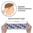 thumbnail image 6 of Balery Donuts Sports Headbands for Men,Moisture Wicking Workout Headband, Sweatband Headbands for Running,Cycling,Football, 6 of 9