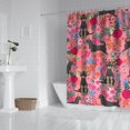 thumbnail image 2 of Chihuahua and Flower Florals Shower Curtain 84"x72" ,Bathroom Decorative Shower Curtains Set with 12 Hooks,Modern Waterproof Washable Shower Curtain, 2 of 6