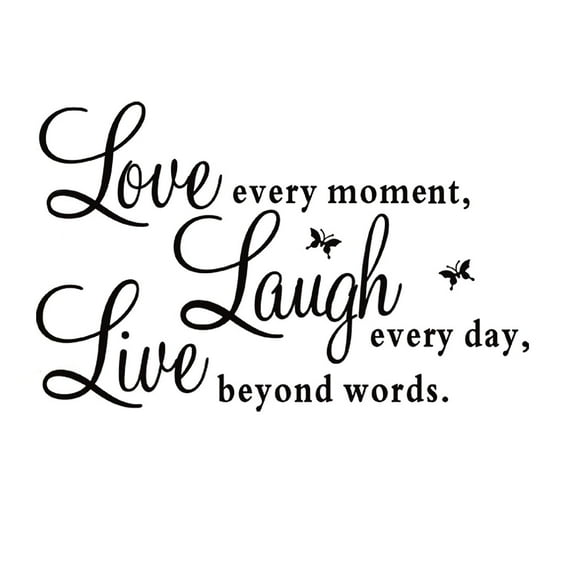 Butterfly Proverbs Print Removable Wall Sticker Decal Mural Art Ornament