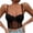 Black, variant on Penkiiy Women Bras Womens Low Back Bra Lifting Deep U Shaped Backless Bra With Convertible Clear Straps Black Bras