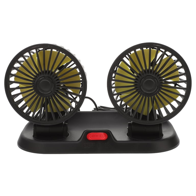 car fans that plug into cigarette lighter Goilinor 12V Fan,Dual- Car Fan Plugs into Cigarette Lighter 12V Car Cooling  Fan Car Fans for Summer