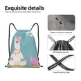 thumbnail image 6 of Easygdp Animal Meditation Drawstring Backpack, Beach Sackpack, Travel Sackpack Lightweight for Sports, Gym, Travel, Swimming - Small, 6 of 9