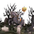 thumbnail image 2 of Tarjeta de felicitación Lovepop Halloween Headless Horseman 3D, 2 of 6