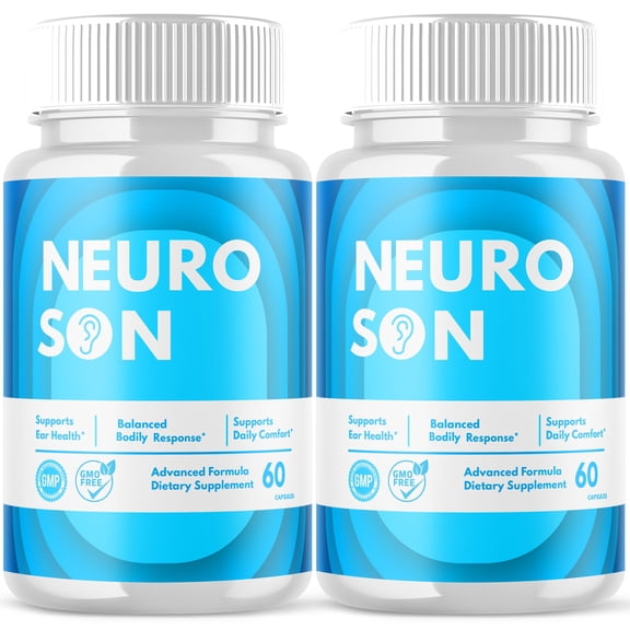 Neuro Son Advanced Hearing Support Pills Natural Ear Health Support NeuroSon 120 Capsules