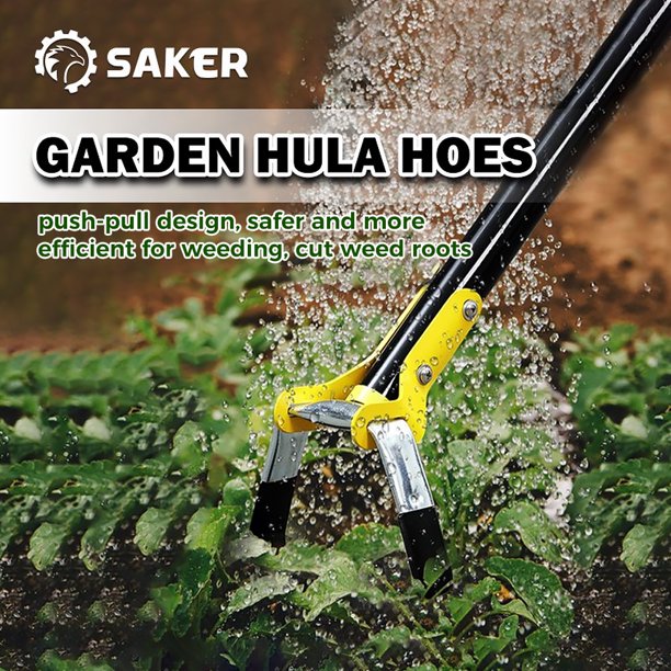 Saker Hoe Garden Tool Garden Hula Hoes for Weeding Gardening Long