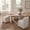 Beige-Linen, variant on Dayalane Traditional Slipcovered Dining Chairs Set of 2, Modern Farmhouse Linen Upholstered Kitchen Chairs with Casters, Minimalist Style Armless Side Chair for Dining & Living Room, Beige