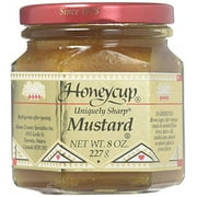 Honeycup Uniquely Sharp Mustard, 8 oz, (Pack of 6)
