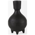thumbnail image 2 of Black Matte Metal Italian Inspired Vase, 2 of 6