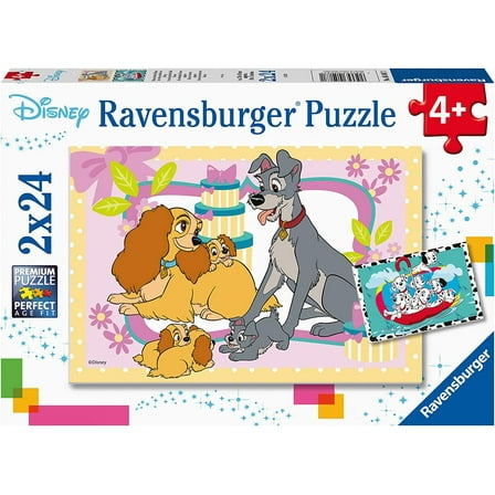 Ravensburger 2x24 Piece Puzzle Walt Disney Favourite Animals 050871