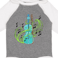 thumbnail image 4 of Inktastic Violin with musical notes and swirls Boys or Girls Long Sleeve Baby Bodysuit, 4 of 5