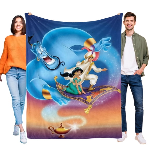 Jasmine Flannel Blanket 50*60 in inch Soft And Comfortable With Clear Patterns And Easy Cleaning