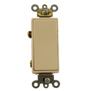 UPC 078477271070 product image for Leviton 5623-2T Light Almond Decora Plus Three Way Rocker Light Switch 20A | upcitemdb.com