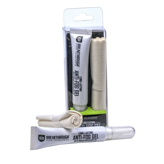 Breakthrough Clean Technologies® Anti-Fog Lens Gel Kit, 10ml Tube & Cloth
