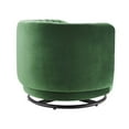 thumbnail image 4 of Modway Embrace Tufted Performance Velvet Swivel Chair in Black Emerald, 4 of 7