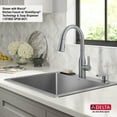 thumbnail image 2 of Delta 952138-T25S-SS Marca 25" Undermount Single Basin Stainless Steel Kitchen Sink -, 2 of 7