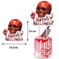 thumbnail image 1 of Suministros de decoración de fiesta de terror con tema de zombis sangrientos de Halloween, pancarta con globos, banderines, conjunto de decoración para pasteles ShuxiuWang 8390605832383, 1 of 1